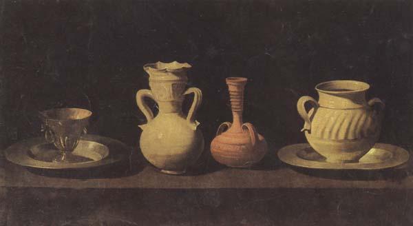 Francisco de Zurbaran Still Life with Pottery oil painting picture